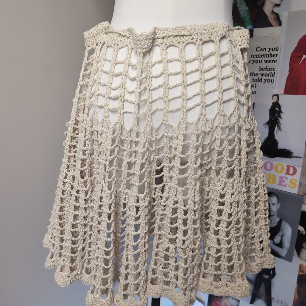 Open Crochet Midi Skirt - Picture 5 of 6